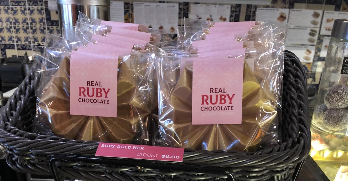 【愛麗絲悠遊世界專欄】最像愛情的第四種粉色Ruby Chocolate紅寶石巧克力