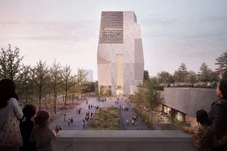 巴拉克・歐巴馬總統中心(Barack Obama Presidential Center)是一座以第 44 任美國總統命名的圖書館。其建築視覺核心為一座博物館塔樓,象徵「自草根向上的力量」,四個立面如同四隻手匯聚在一起。該中心鄰近芝加哥大學校園,並與多位重要藝術家合作;同時,芝加哥大學也將提供策劃、支持與合作。該中心亦屬於芝加哥公共圖書館新分館的一部分。