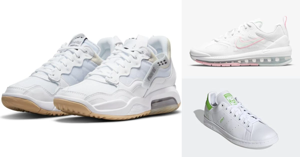 2021小白鞋推薦Top10!Nike、Asics、Adidas....Converse這雙厚底鞋女孩全搶翻!