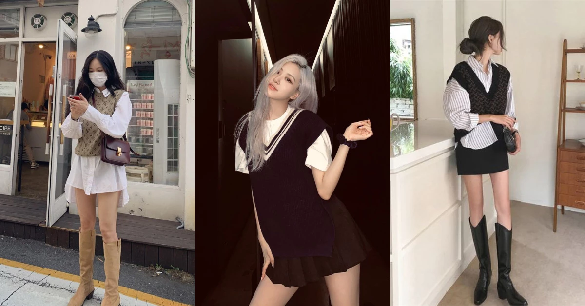 2020秋季絕對不能錯過背心穿搭!BLACKPINK Rose、泫雅都愛穿,秒變韓系小姐姐