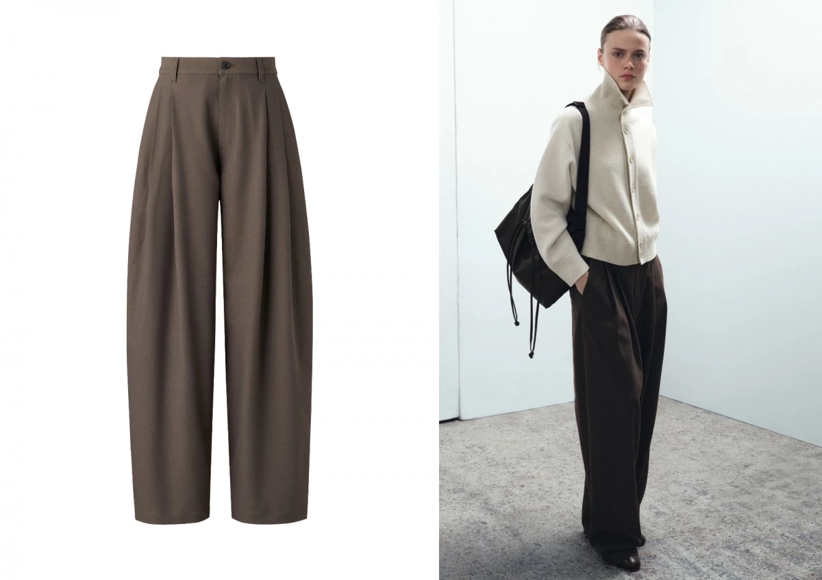 2026秋冬Uniqlo U推薦1:打褶繭型褲