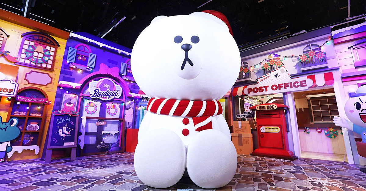 LINE FRIENDS世界巡迴之旅!白色熊大、巨型娃娃機4大看點整理