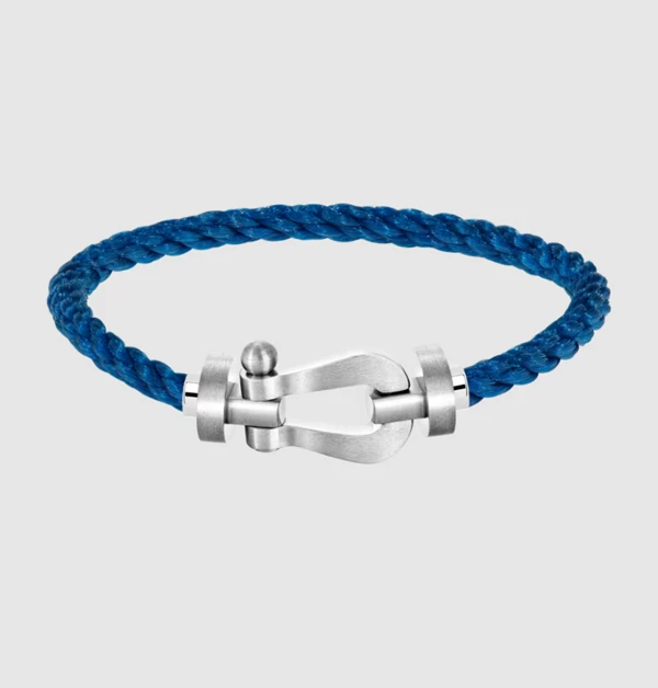 Fred「Force 10」可更換式彩色鋼製大號款手鍊,約NTD 54,330