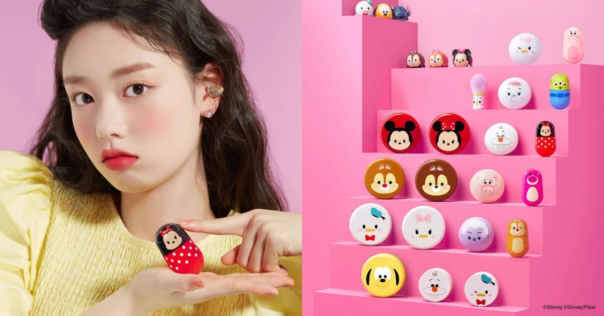 這化妝品絕對有收藏公仔等級!Etude house與迪士尼TsumTsum聯名美妝,可愛到買十組都不誇張!