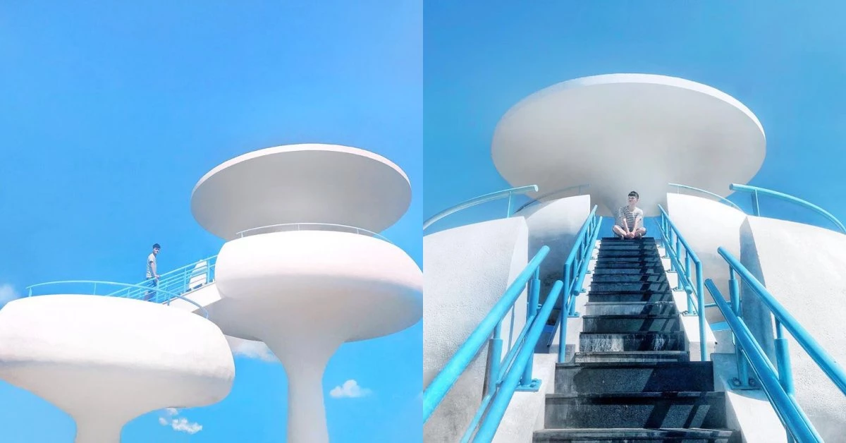 澎湖超美純白系IG打卡景點「風櫃聽濤」太美了!在涼亭裡聽海哭的聲音