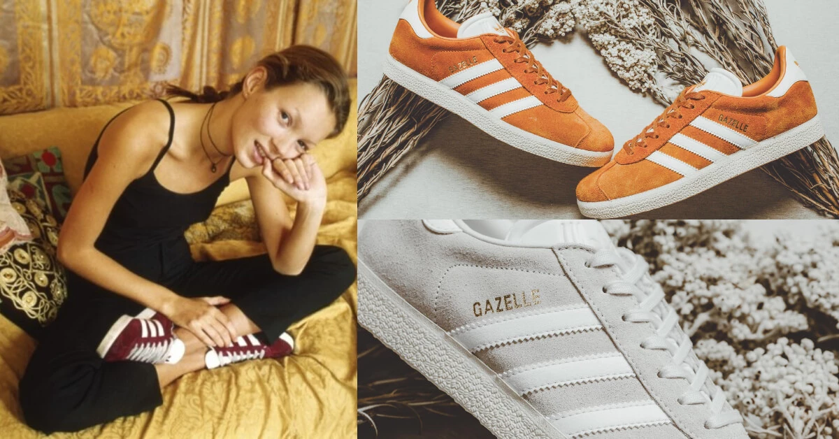 Kate Moss 從90年代穿到現在！adidas Originals GAZELLE 暖心新色復古回歸