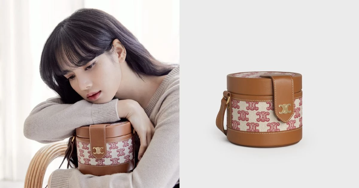 Celine包包再推老花!BLACKPINK Lisa搶揹迷你款,新春限定款連劉雯都搶