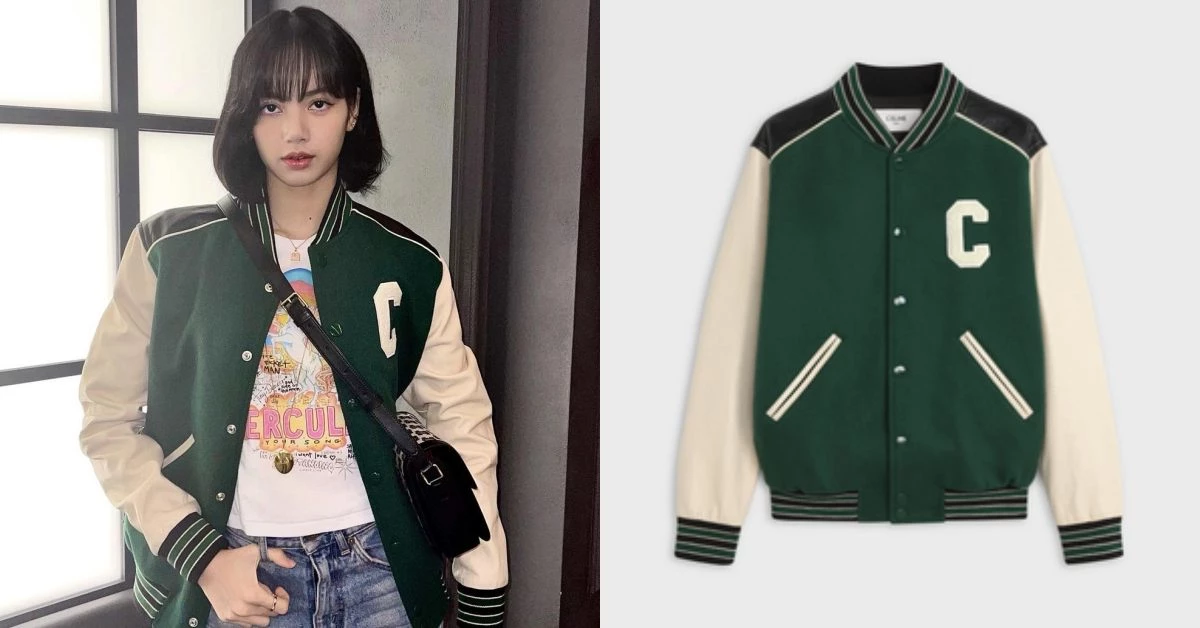 棒球外套穿搭BLACKPINK Lisa示範給你看!Celine棒球外套男女通吃,男友感造型非它莫屬