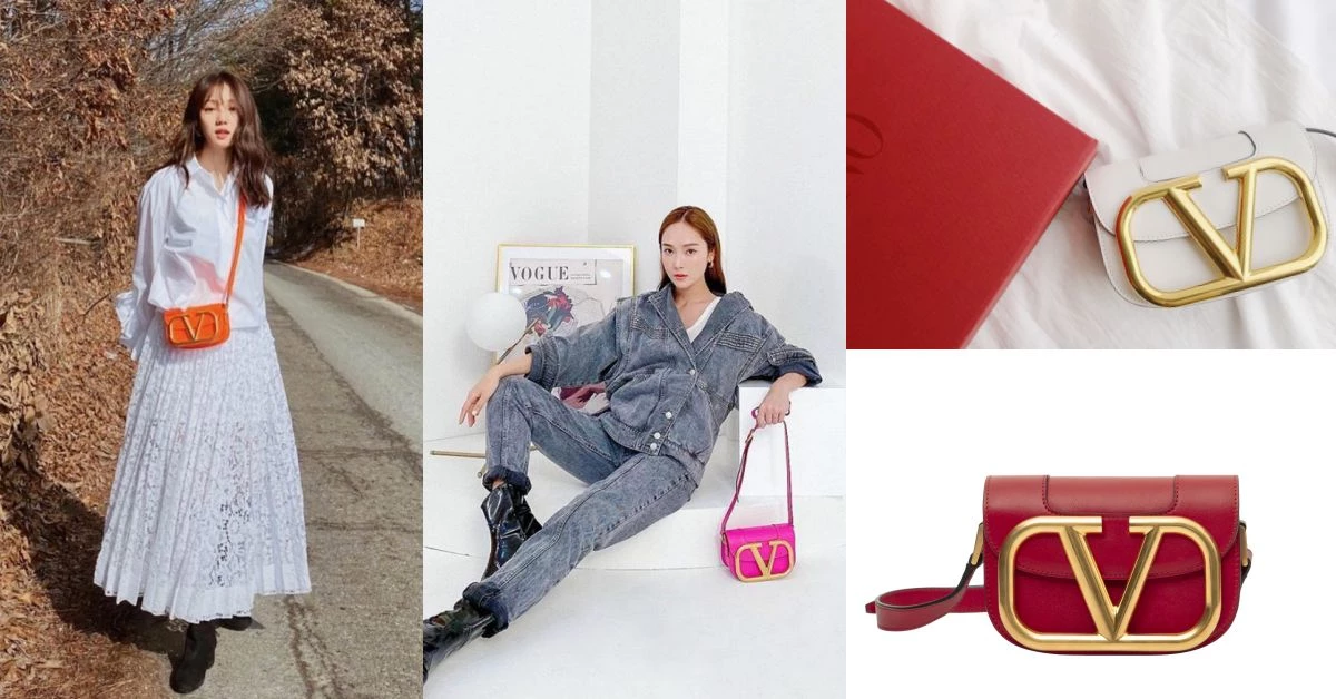 李聖經、Jessica狂曬同款!Valentino這款V字Logo包太有魅力,今年小包就挑這一款!