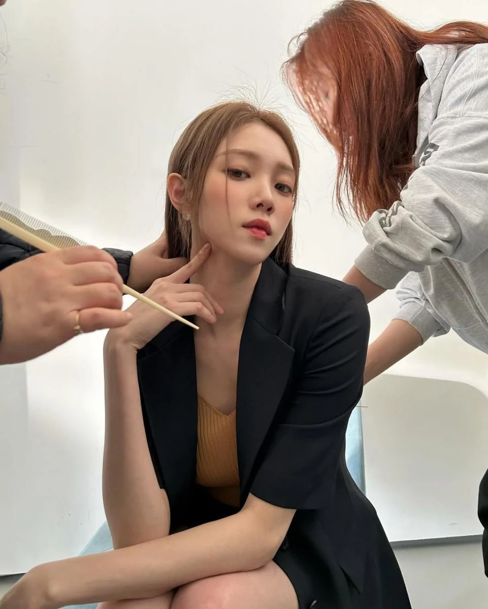 李聖經以放髮造型為招牌,養出好髮質