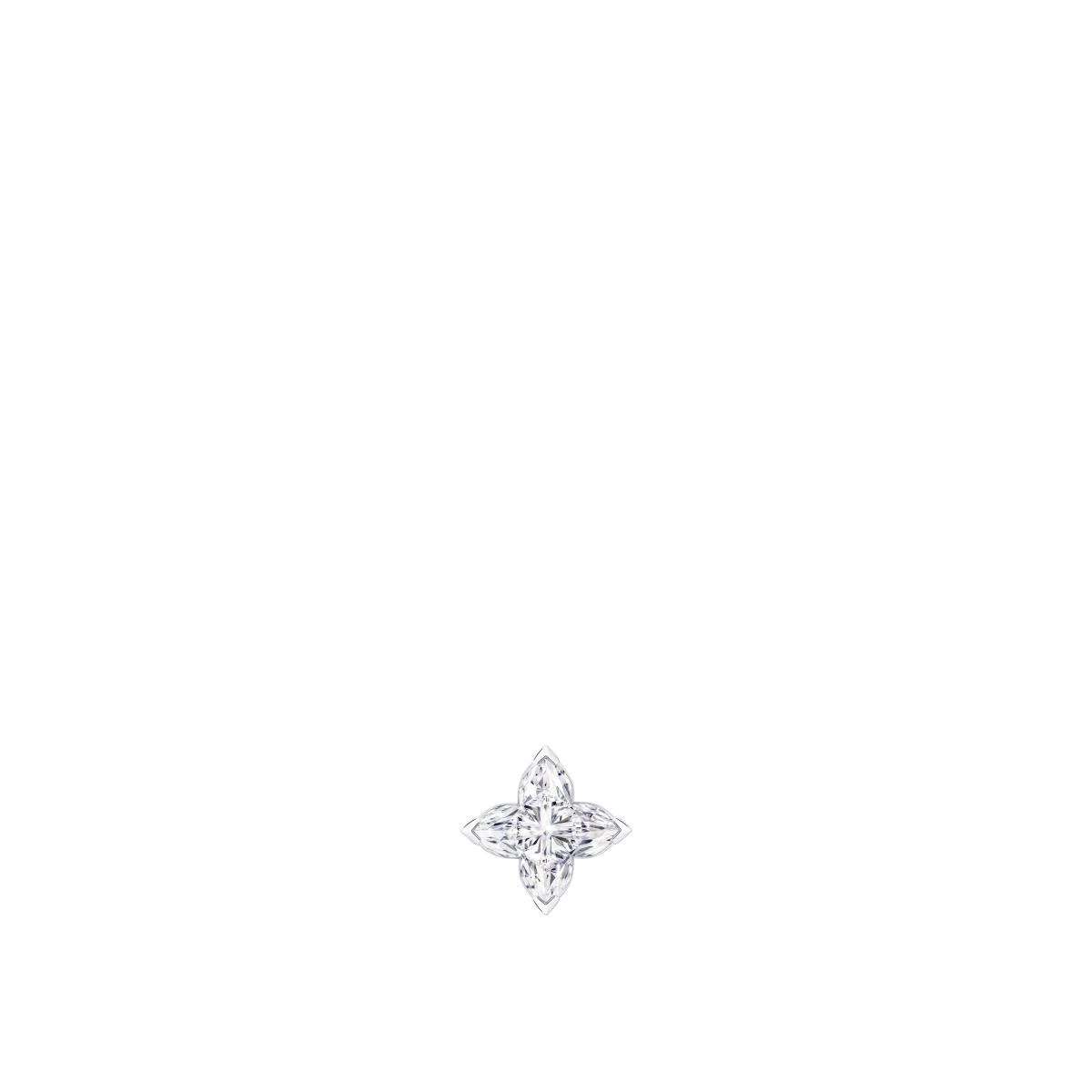 申敏兒婚禮配戴 LV Diamonds 耳環,配 LV Monogram Star 星形切割鑽石2克拉,(起始價格;單枚販售 NTD 5,200,000)