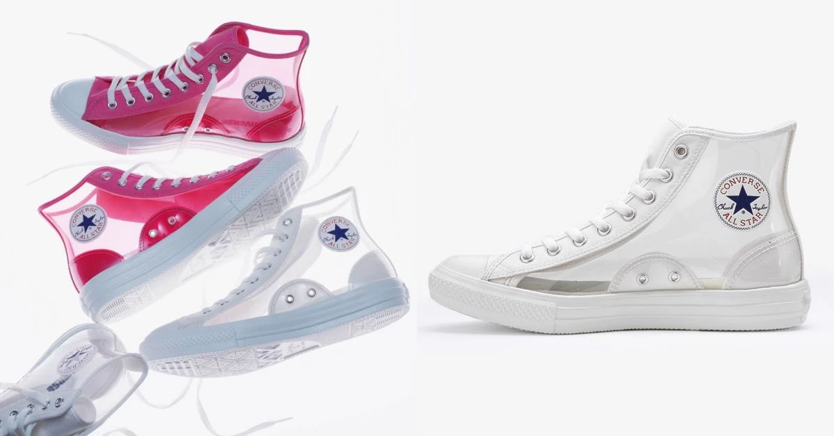 Converse變成透明的!PVC材質果凍系鞋款跪求日本代購買一波