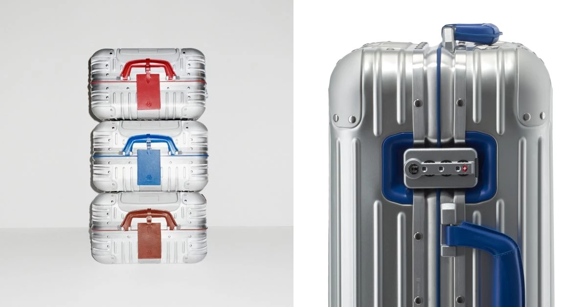 Rimowa行李箱再推新款！經典鋁箱搭配撞色提把，以後出國不再怕拿錯行李啦！