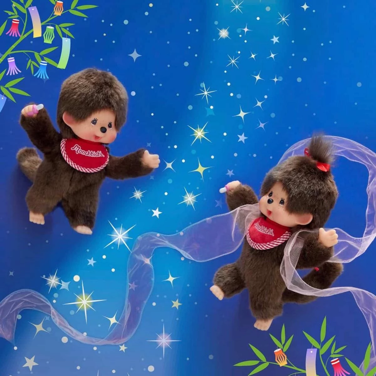 到了 1980 年 Sekiguchi 公司於日本播出首部動畫《Futago no Monchhichi》,1983 年知名動畫公司漢納巴伯拉(Hanna-Barbera)也跟進推出動畫《Monchhichis》。