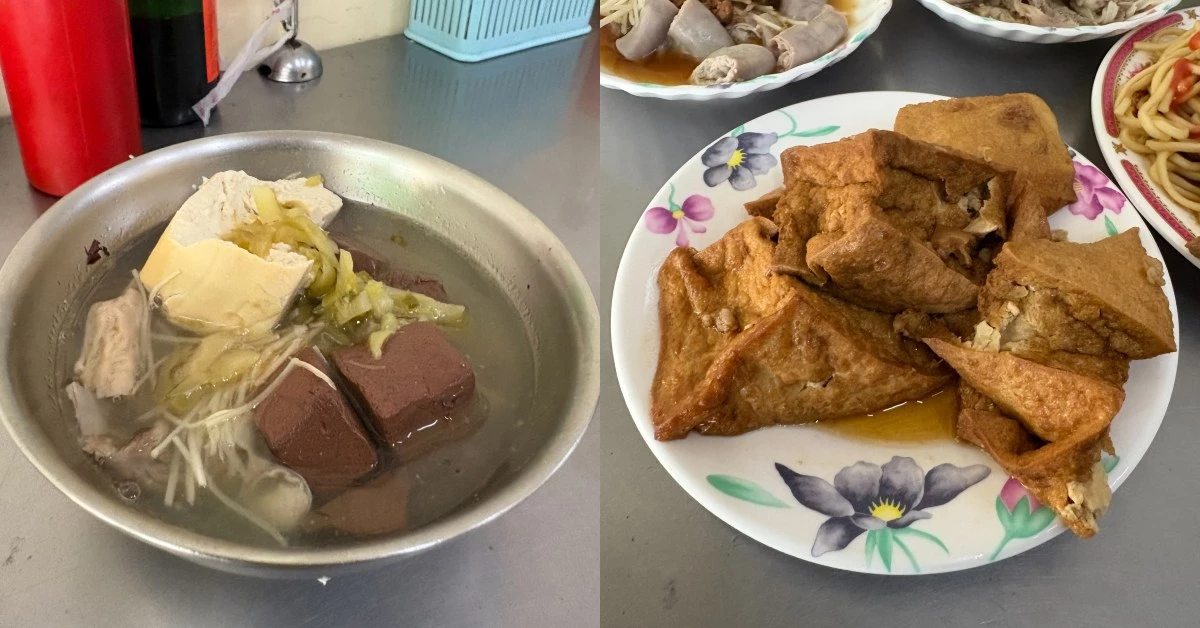 「天津古早味炒麵」綜合湯較為特殊,還有加豆腐