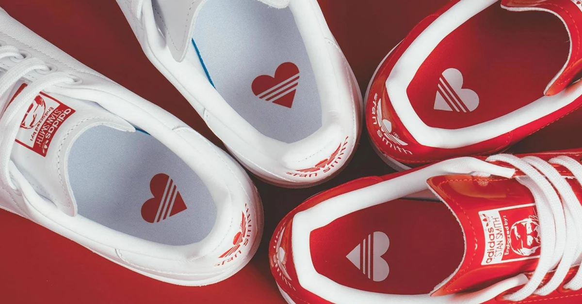 Adidas推出情人節限定Stan Smith！就用超萌「小愛心鞋」偷偷告白