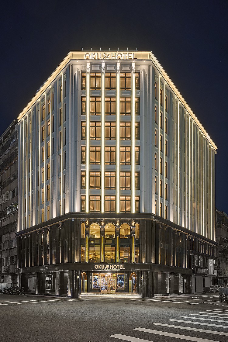 「OKU Hotel歐酷酒店」落腳在台中舊城區，像是替這座城市按下重新啟動的鍵。
