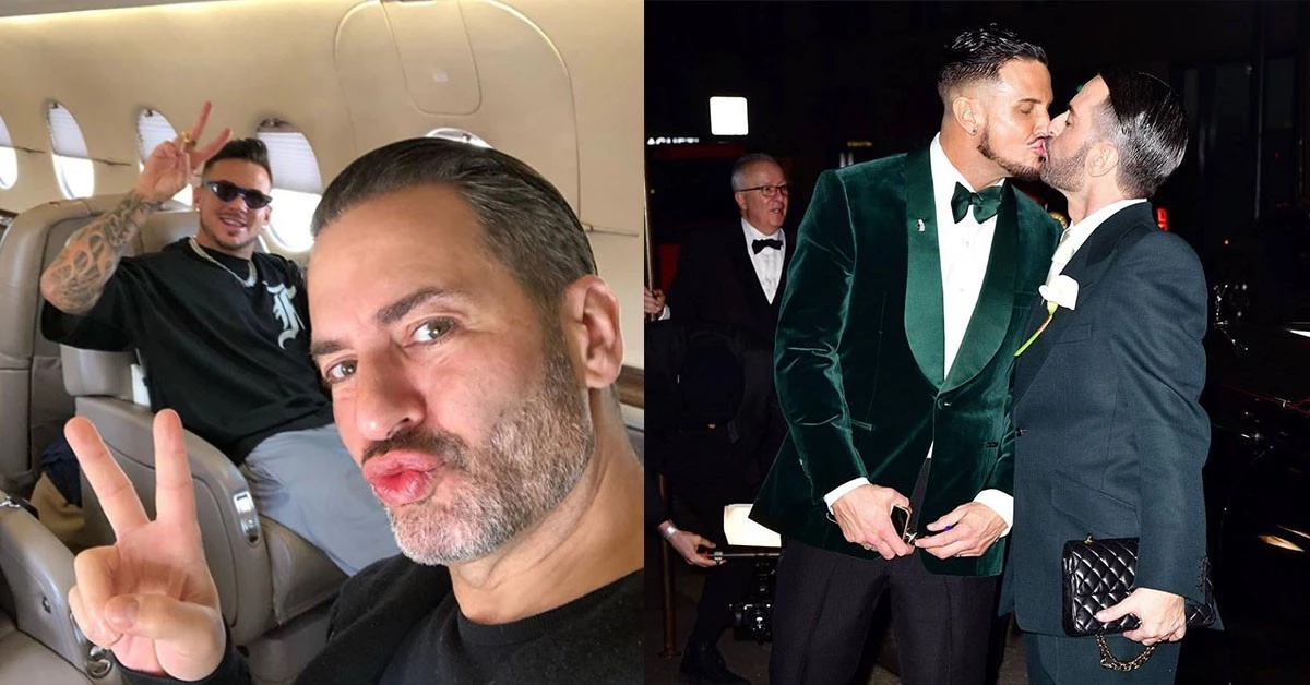 婚禮成時尚盛典!Marc Jacobs與小18歲男模完婚:「企鵝一生只有一個伴侶」
