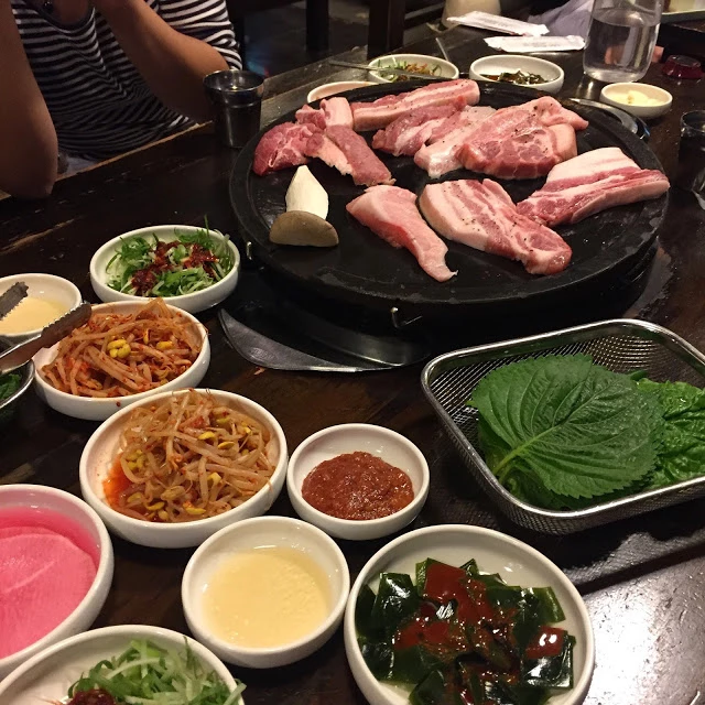 韓國黑豬肉一條街