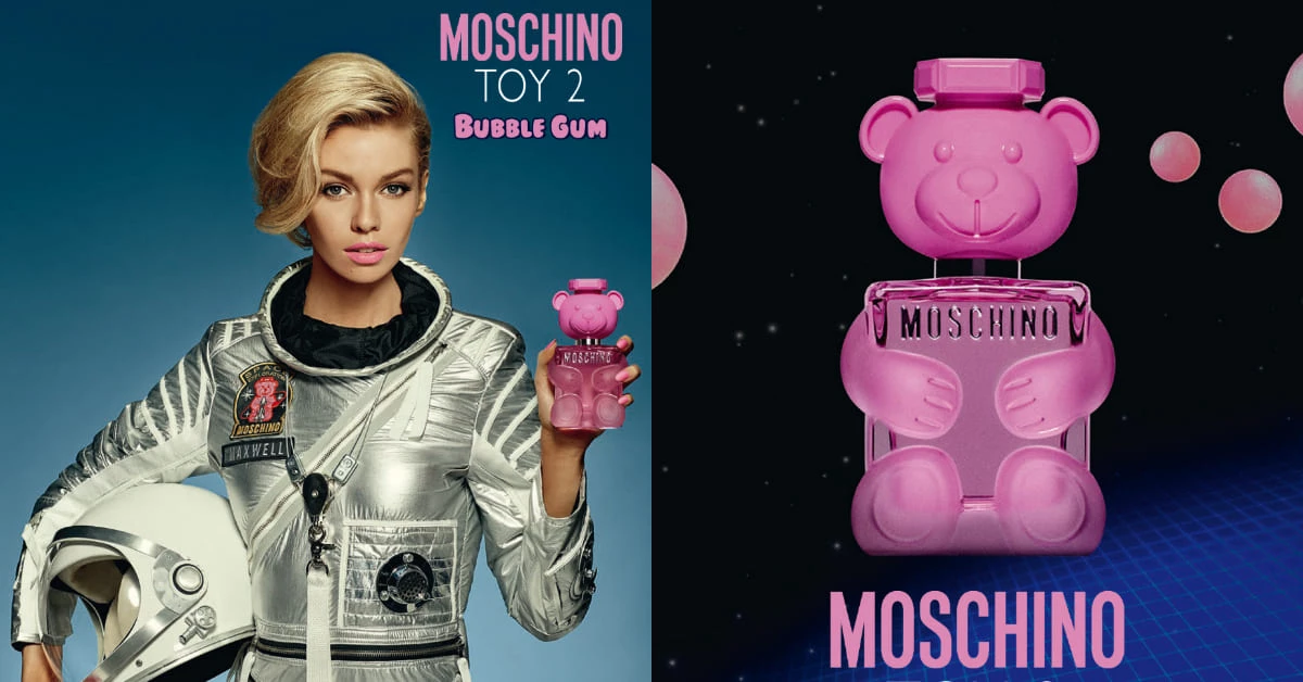 Moschino香水「粉紅小熊」品牌首款純素配方，天然無毒、花果香聞了都牙疼
