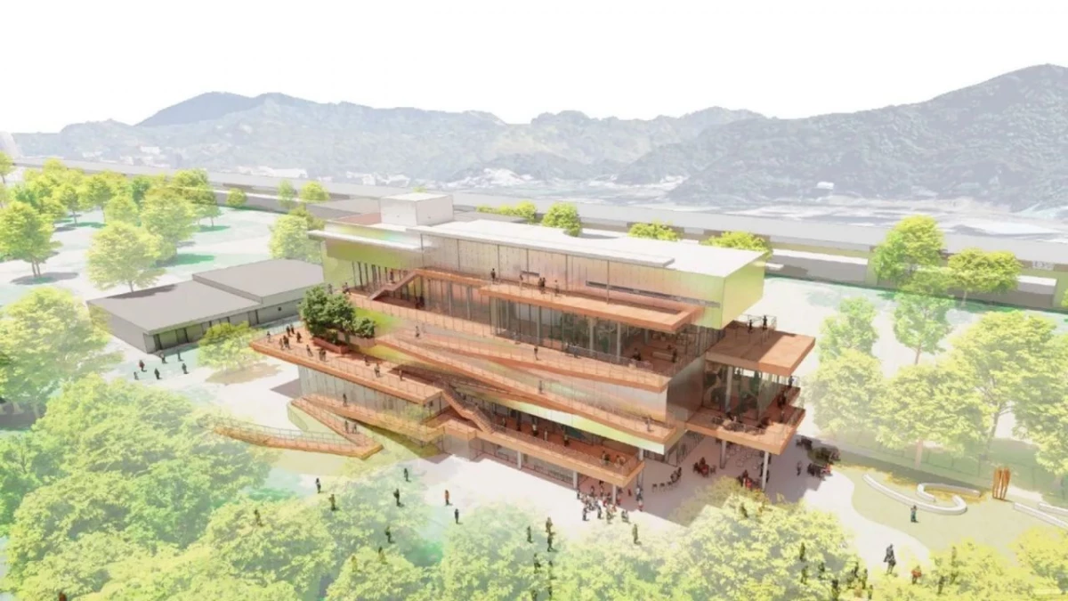 國立臺灣大學將於 2028 年迎接百歲校慶,特別邀請日本建築大師平田晃久操刀「百歲紀念館」,為台灣首座運用鋼構系統並結合自然調和語彙打造的美術館建築,預計 2028 年啟用。該基地位於基隆路與羅斯福路之間的公館停車場,占地約 1 萬 7 千平方公尺,規劃包含博物館、多功能展演廳及咖啡店等空間,揉入大量自然綠意,形塑北部重要的校園新地標之一。