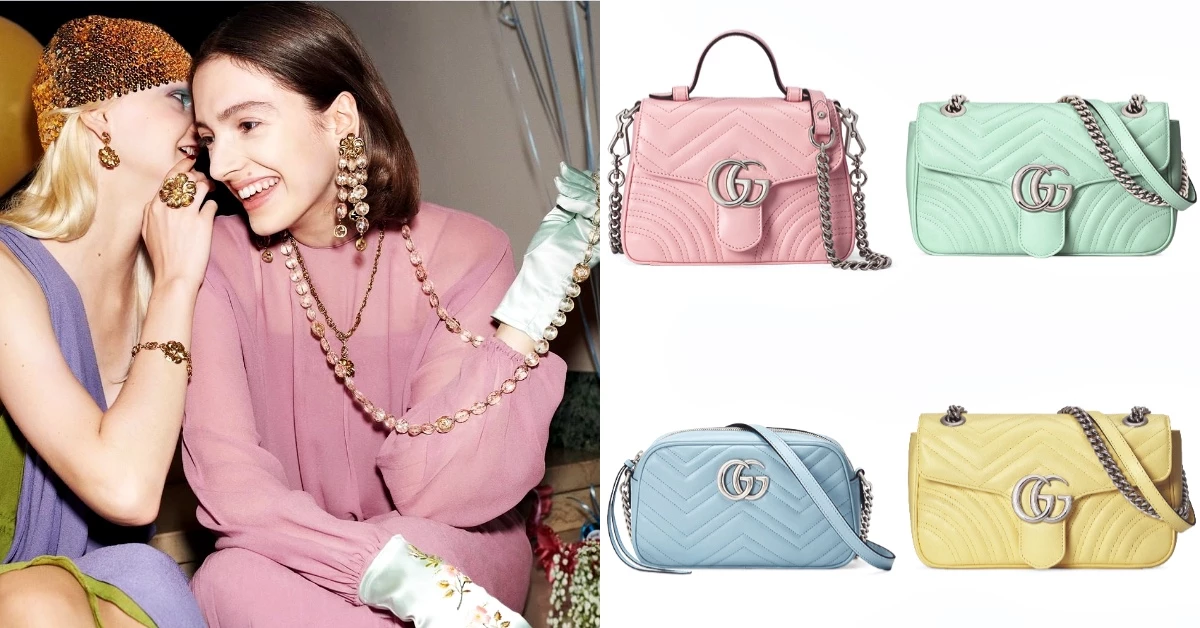 2020春夏Gucci大秀少女心!4款絕美繽紛包款香草檸檬、薄荷萊姆、玫瑰花瓣..名字夢幻到不行