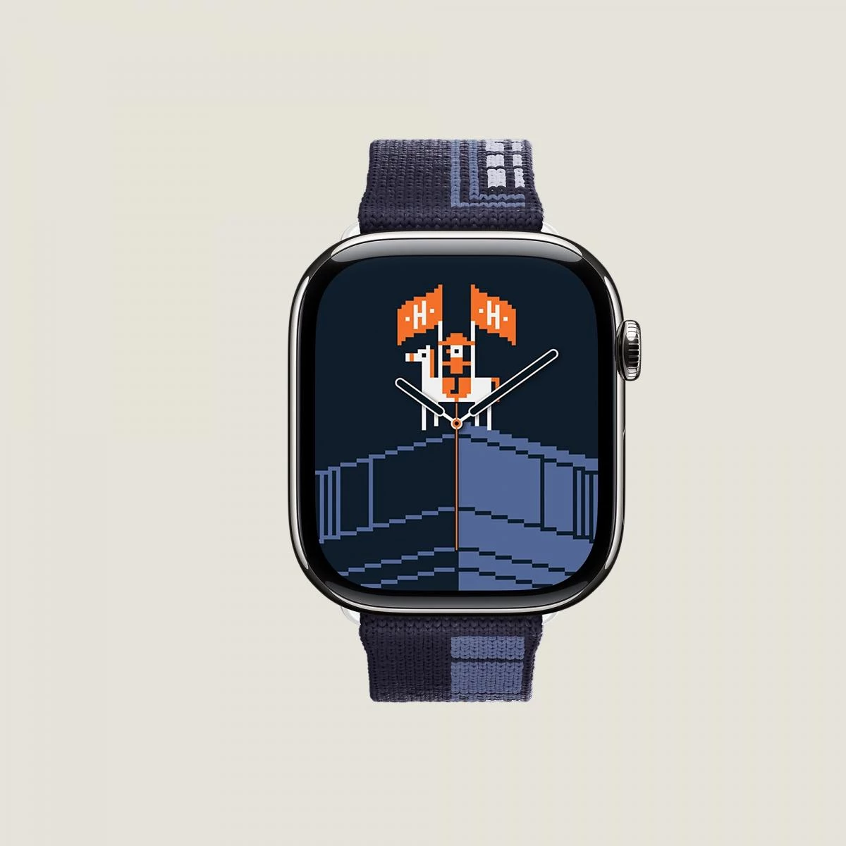 Series 11 錶殼,以及 Apple Watch Hermès 42 mm/ 46mm Faubourg Party Single Tour 錶帶,價格 NTD 46,900/ 47,900(包含錶殼加錶帶)。