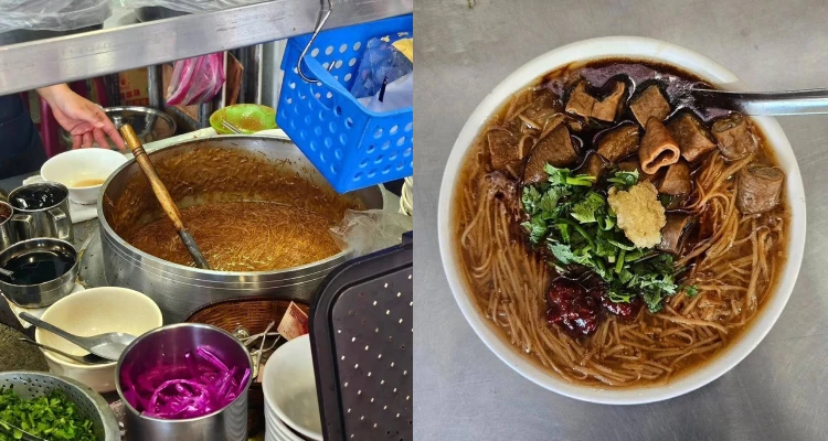 我簡直不敢相信,桌上這碗滿滿配料的大腸麵線羹,居然只賣50元!現在還能看到這價格,真的是超佛心,更甭說這還只是小碗的欸~要是點70元的大份,小鳥胃如我,可能直接飽到天靈蓋吧。