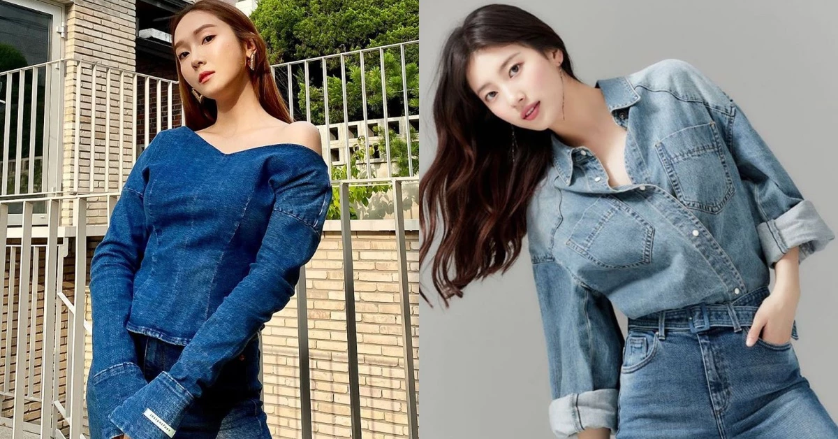 牛仔穿搭4招學起來!秀智、Jessica教你可以“丹寧配丹寧”
