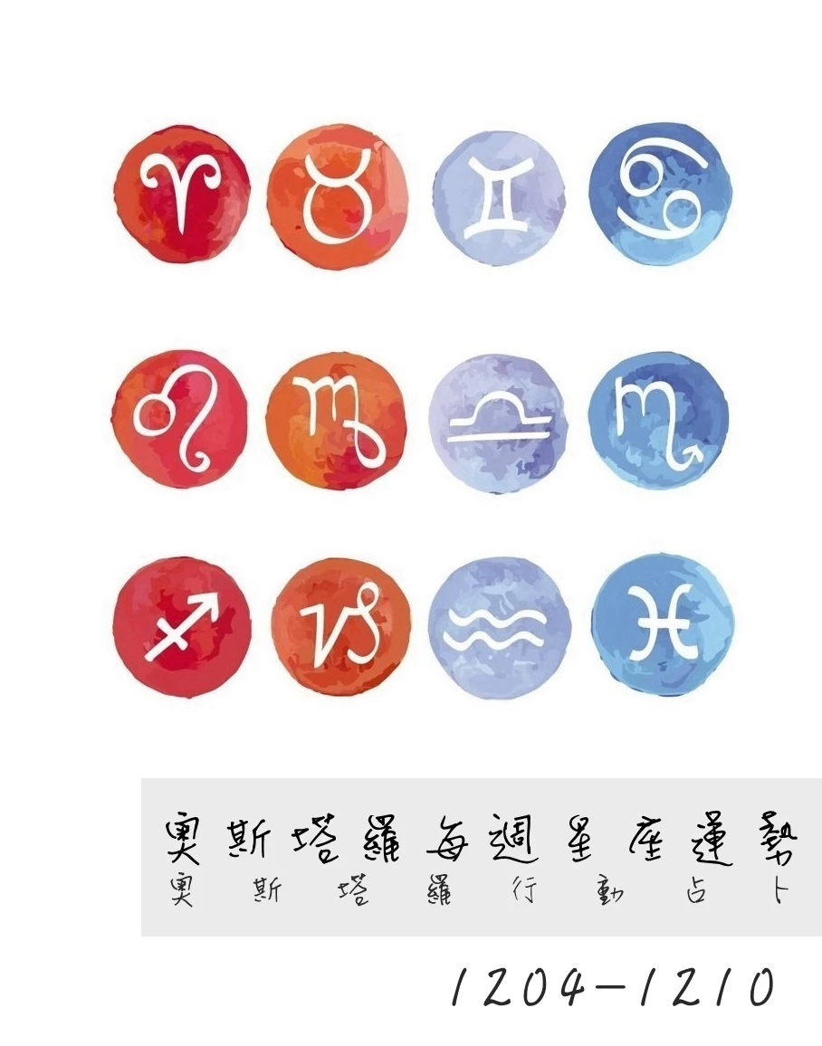 12星座一週運勢