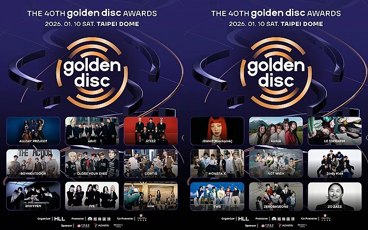 這次金唱片的完整陣容包括：ALLDAY PROJECT、ARrC、ATEEZ、BOYNEXTDOOR、Close Your Eyes、CORTIS、ENHYPEN、IVE、izna、BLACKPINK 成員JENNIE、KiiiKiii、LE SSERAFIM、MONSTA X、NCT WISH、Stray Kids、TWS、ZEROBASEONE、ZOZAZZ 等 18 組年度精彩卡司。