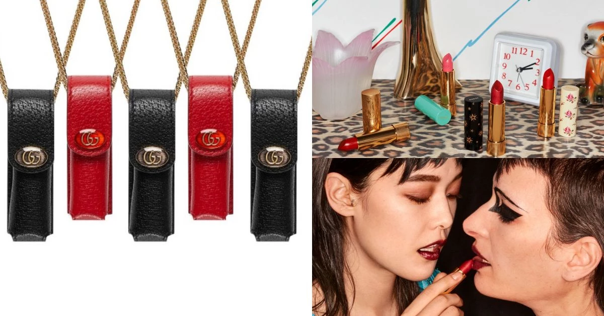 不只AirPods套子要時髦!Gucci這個「隨身口紅包」讓你補妝都能成為焦點!