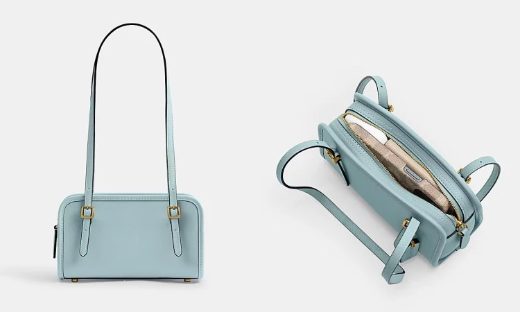 Coach Swing 20 拉鍊包,商品價格 NTD 14,800。