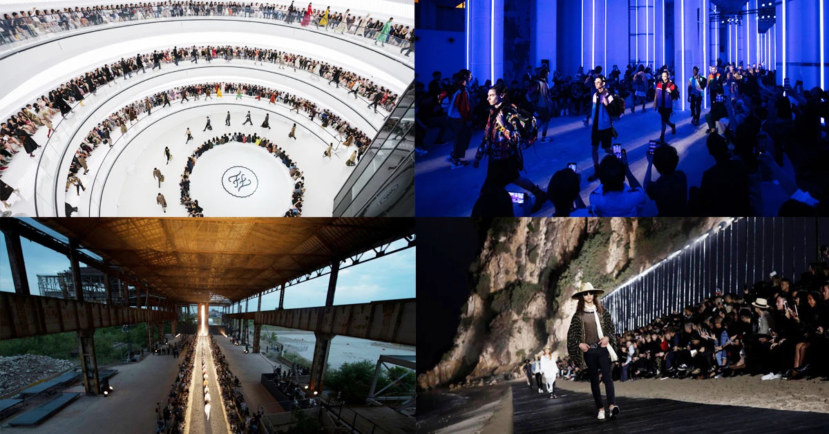 2019上半年時裝秀場回顧！從Fendi、LV、迪奧到Prada...這些場地大有來頭