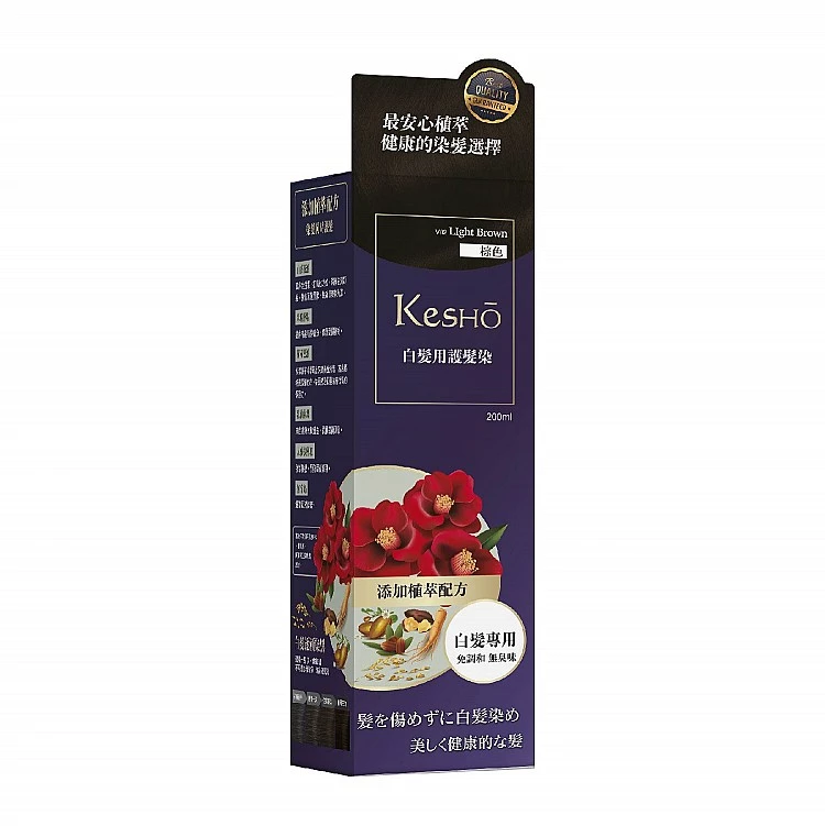Kesho 白髮用護髮染 #棕色V02/200ml ,NTD1,240