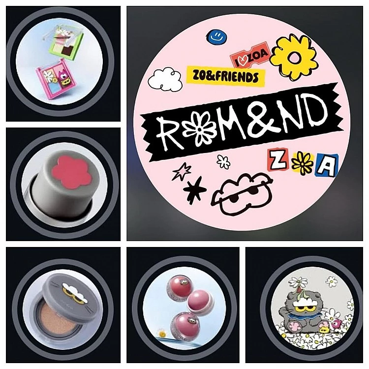 ZO&FRIENDS聯名韓國美妝rom&nd 11月登場