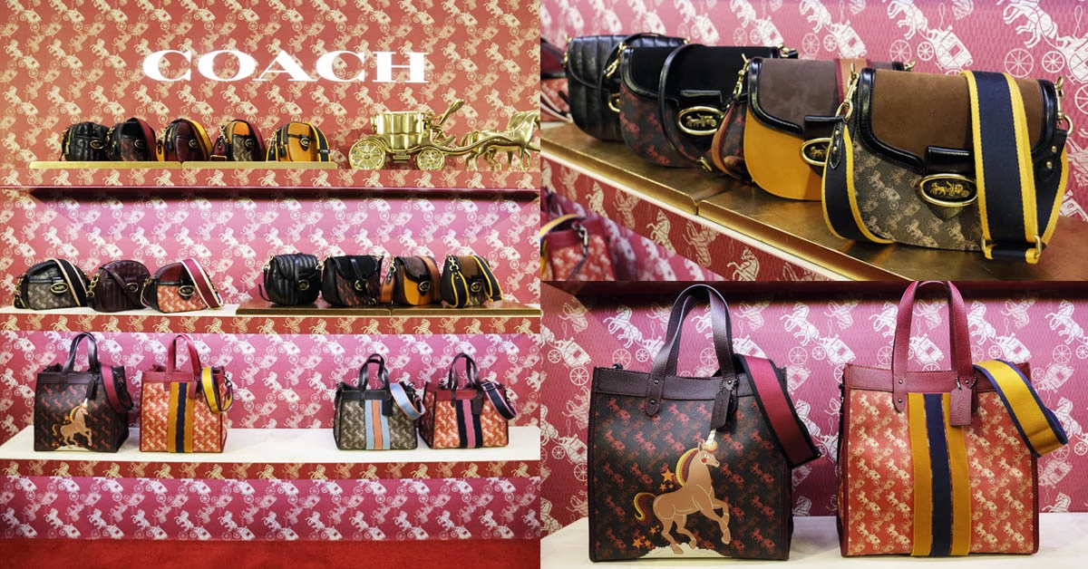 Coach經典馬車變包包上的Q萌圖案!皮夾、肩包到托特包101限時開賣