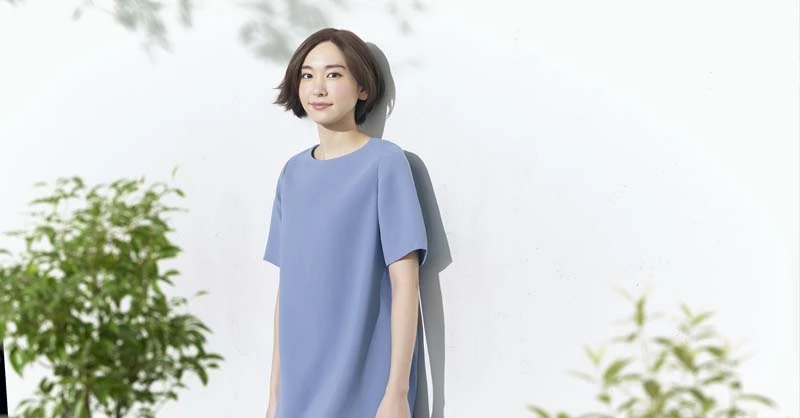 日本新國民女神－新垣結衣，成為Uniqlo最新輕柔垂墜風系列形象代言人。