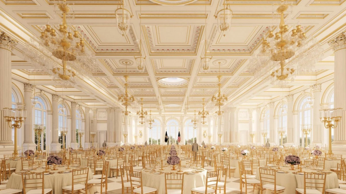 由美國建築師 McCrery Architects 設計的 白宮國宴廳(White House State Ballroom) 將於白宮東翼興建一座龐大的新古典主義國宴廳,由美國總統唐納·川普(Donald Trump)公布計畫,成為今年最受矚目的建築消息之一。