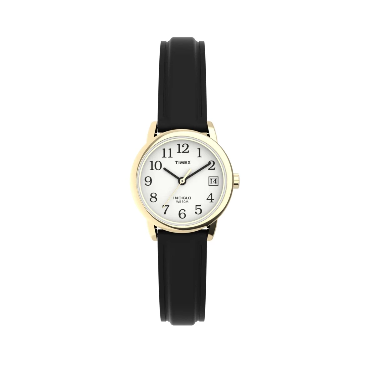 Timex Easy Reader 系列,始終圍繞「好讀」這件事打磨設計。25毫米錶徑搭配清楚的阿拉伯數字與日期窗,視線幾乎不需要適應時間。Indiglo® 發光錶盤是品牌招牌,在昏暗環境中一按即亮,實用性極高。皮革錶帶經過上油、打蠟與塗層處理,具備基礎防水能力,也會隨時間變得柔軟服貼。石英機芯提供穩定走時,沒有過度強調技術,卻把日常需求照顧得完整。這款錶的風格不追逐流行,反而因為克制而耐看,適合性格低調,喜愛簡約風格的人。