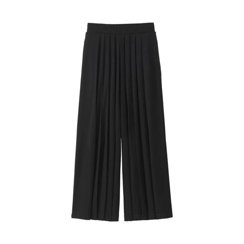 Uniqlo女裝打褶寬襬褲，790元。