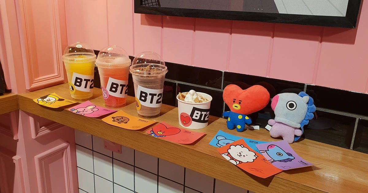 LINE FRIENDS推出BT21酷夏限定飲品,七種口味讓你品嘗偶像魅力