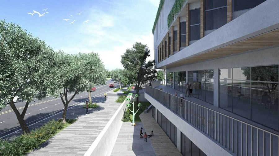 坐落於花蓮市文復路上,全新建築正緩緩成形。在花蓮縣府與文化局的共同推動下,全新的圖書館總館將落於文化局園區內。由仲觀聯合建築師事務所操刀設計,以「閱讀城市」為核心願景,大面積極簡混凝土立面透過幾何量體堆疊,揉入溫潤木質風格,形塑嶄新的城市地標。