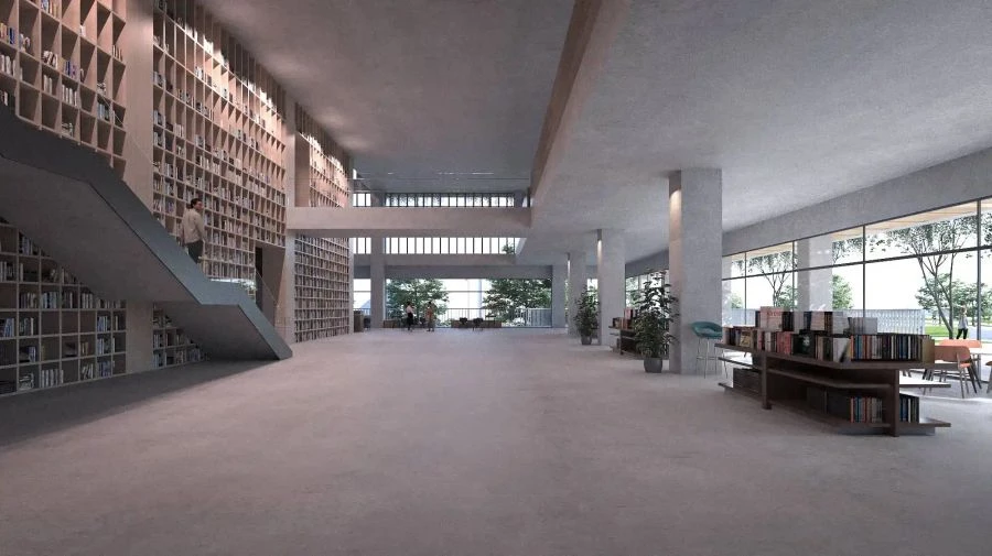 花蓮圖書館新總館最大亮點之一,就是提供 24 小時不打烊服務,打造全台首座 24 小時開放的圖書館閱讀空間。樓地板面積達 14,000 平方公尺,規劃地下一層、地上四層。地下一樓:停車場、機房、嬰幼兒閱讀區;一樓:多功能大廳、雜誌報紙區、樂齡區;二至四樓:開架閱覽區、多媒體視聽區、電腦網路區、青少年閱讀區、討論區與會議室等。