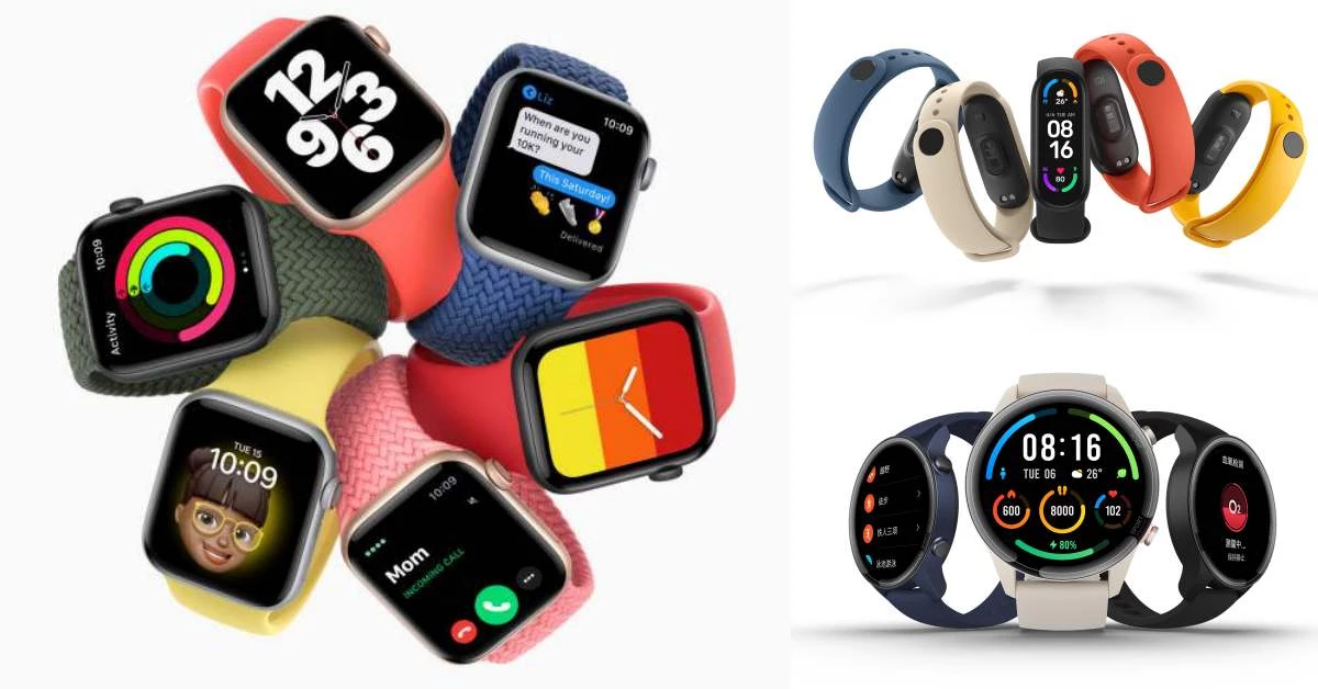 智慧型手錶推薦Top5!編輯實測心得,Apple Watch不會出錯 ,小米最新運動手錶CP值冠軍!