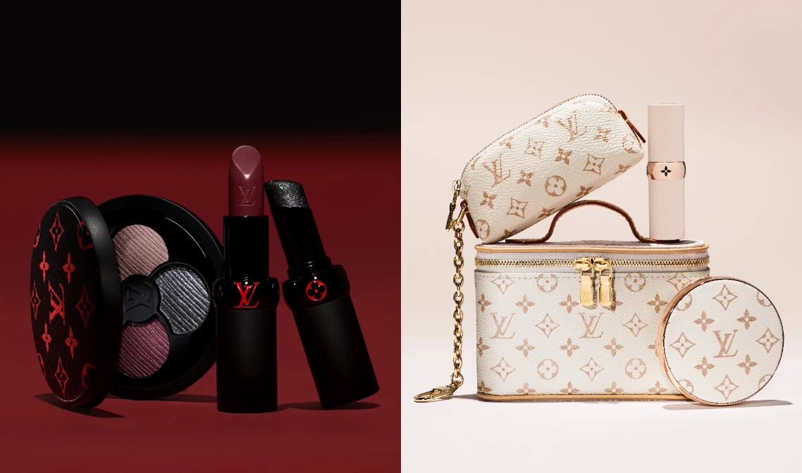 本季Louis Vuitton彩妝創意總監 Pat McGrath，更以經典Monogram帆布為靈感，推出限量美妝系列