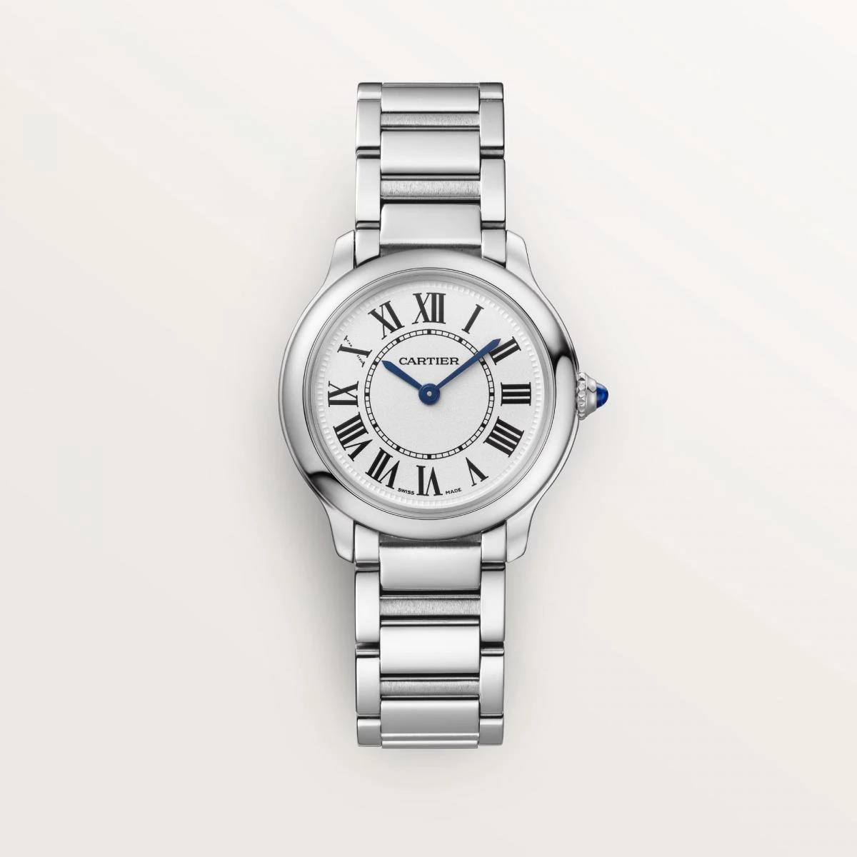 Ronde Louis Cartier 與 Ronde Solo 等不同型號,各自演繹了圓形的平衡與和諧。
