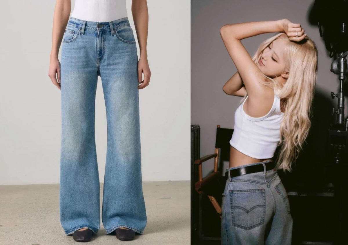 2026話題牛仔褲2：ROSÉ × Levi’s｜寬鬆靴型丹寧褲