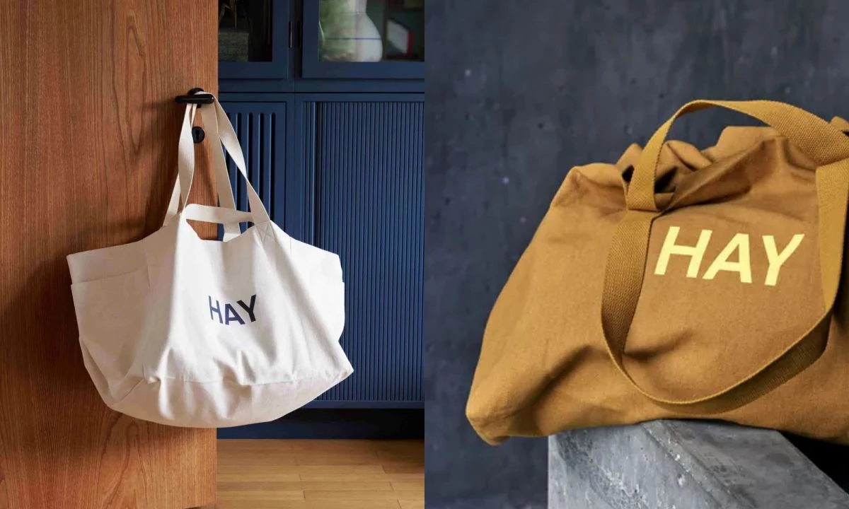 除了經典托特包拿下第二名,大型的 Weekend Bag 托特包也是熱銷品之一。具備寬敞的收納空間與多功能性,採用厚實耐用的有機棉製成,觸感柔軟而堅韌,亦可作為購物袋或洗衣袋使用,定價:NTD. 2,390。
