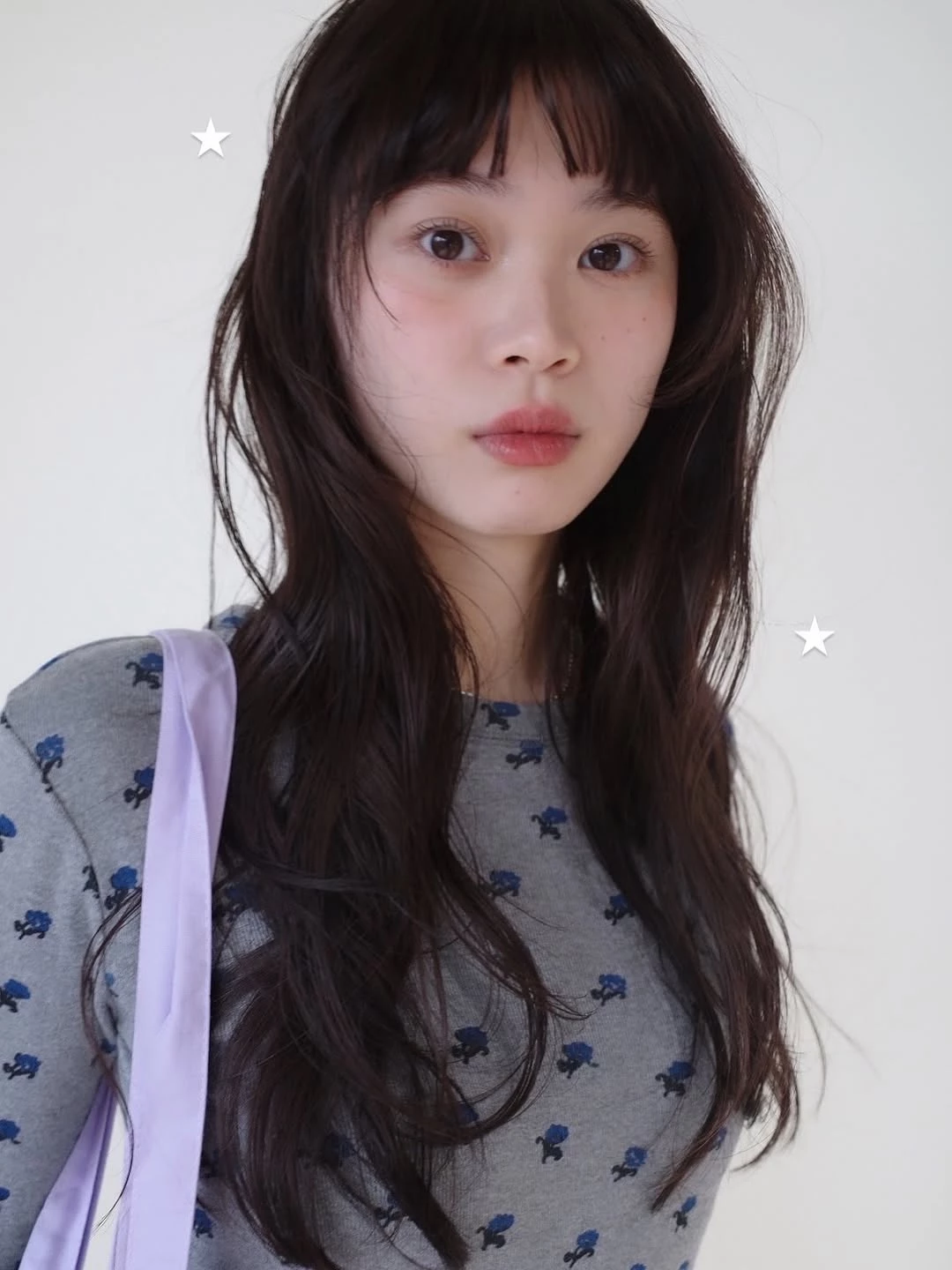 栗子棕長髮造型推薦1:慵懶法式捲